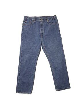 Levis 505 Mens 40x30 Jeans Blue Medium Wash Zip Fly Regular Fit Straight Leg